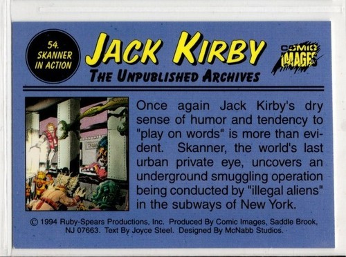 SCEGLI TU: JACK KIRBY / GLI ARCHIVI INEDITI Scheda @1994 - Foto 109 di 179