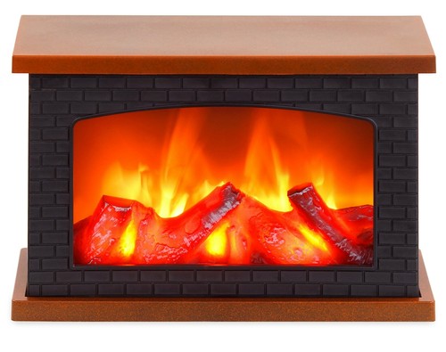 BRUBAKER LED-Flame-Effect Electro Fire Place Freestanding Decor Black - 5 Types - Picture 8 of 25