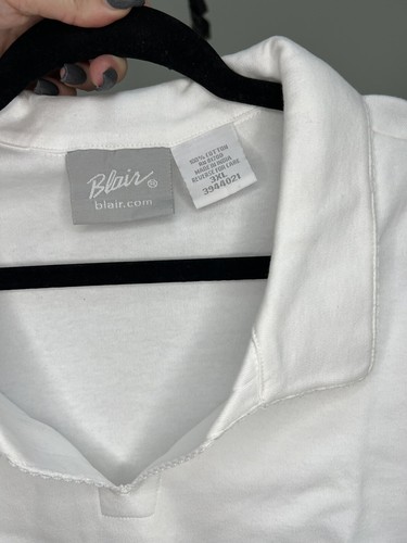 Short Sleeve White Collared Shirt - Picture 3 of 4