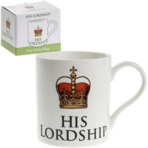 Lesser & Pavey His Lordship Fine China Novelty Gift Boxed Mug