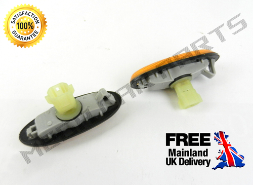FOR MAZDA 323 626 MPV FORD RANGER PICK-UP PAIR SIDE WING INDICATORS LIGHT AMBER - Picture 2 of 4