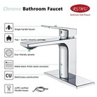 RUMU Single Handed Faucet Short Chrome MODEL R-1513C 