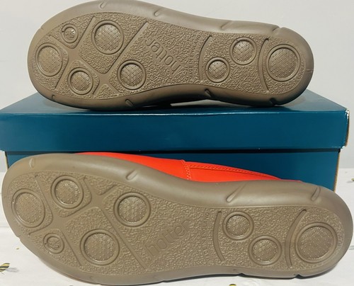 Mocassini slip-on in pelle arancione sangue Hotter Retro2, Comfort Lab. Nuovo e imballato - Foto 8 di 17