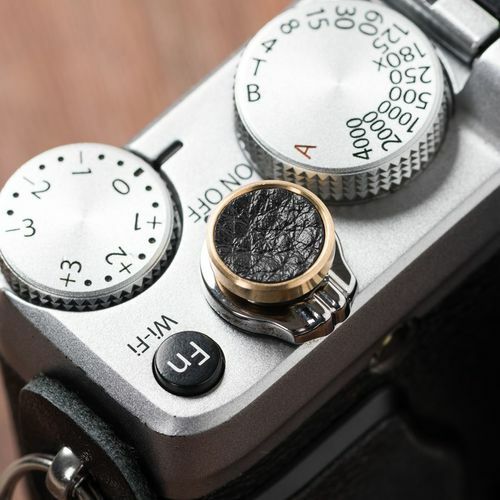 Cooper Leather Shutter Release Button F Fujifim XE4 XE3 XPRO3 X100F X100V Camera - Afbeelding 11 van 14