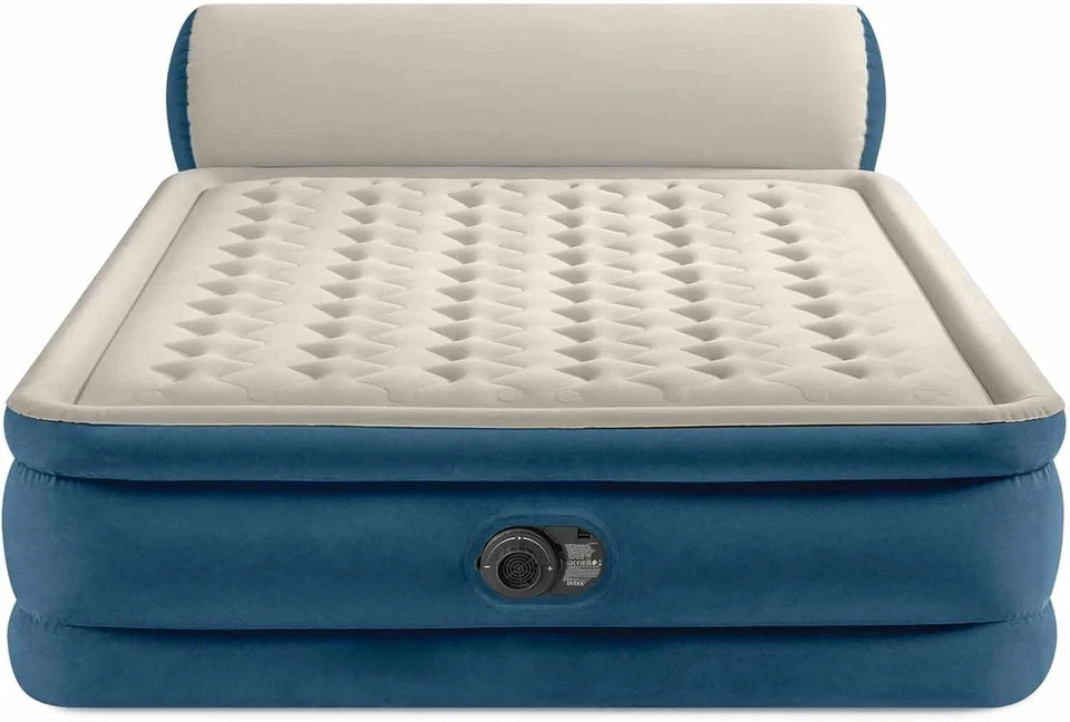 Intex 64460ND materasso gonfiabile testiera Airbed matrimoniale con pompa Rotex - Immagine 2 di 4