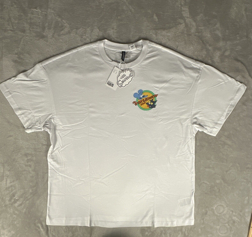 The Simpsons Shirt Damen Small weiß H&M Retro Tee Itchy & Scratchy 100% Baumwolle - Bild 1 von 10