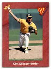1991 Classic II #T20 Kirk Dressendorfer    Oakland Athletics Baseball C ID:52715