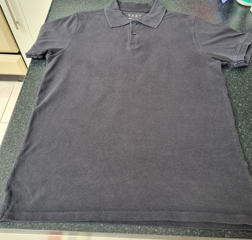 MEN'S SIZE MEDIUM POLO SHIRT BLACK MATALAN