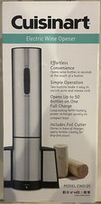 Cuisinart Electric Wine Opener, Stainless Steel, Model CWO-25