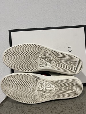 Gucci Ace “Loved” White Leather Embroidered Patch Sneakers