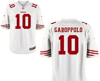 ⭐︎新品NY購入　NFL 49ers GAROPPOLO ユニフォームＬサイズ Youth Nike NFL SF 49ers Garoppolo White/Red/Blk Football