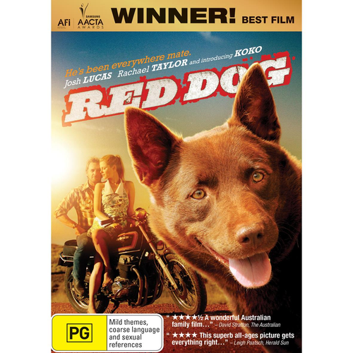 Red Dog DVD 2011 Australian Iconic Movie Josh Lucas Region 4 Brand New Sealed - Picture 2 of 2
