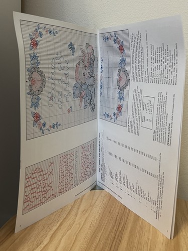 Ruth J. & Bill D. Morehead Dimensions Baby’s Nursery #241 Patterns 1995 Letters - Picture 4 of 7