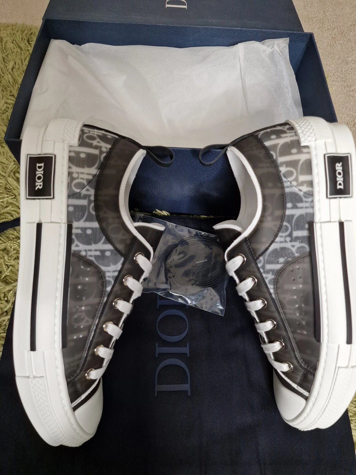Baskets basses Dior B23   Noir/Blanc