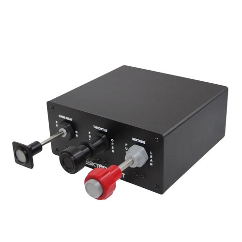 Cessna 172 Carb Heat Vernier Throttle Quadrant for Flight Simulators - Picture 1 of 3