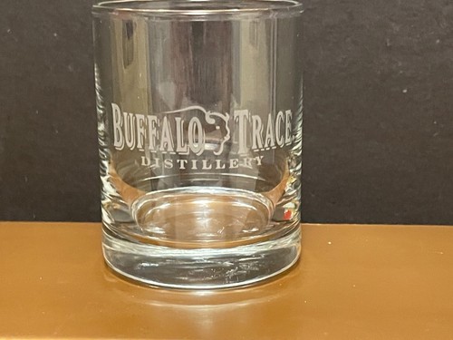 Buffalo Trace Distillery Etched Bourbon Whiskey Shot Glass - 2 1/2" Tall - Picture 2 of 8