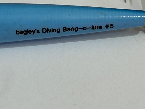 Bagley's #5 Diving Bang -O- LURE DIVING LIP TOLLE FARBE UND ZUSTAND TACKLE - Bild 4 von 5