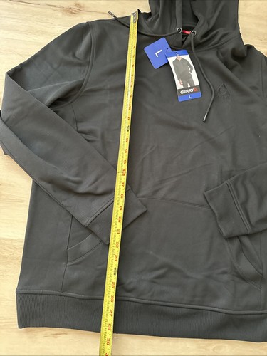 NEW Gerry Men’s Textured Performance Stretch Hoodie Size Large Black - Picture 4 of 8