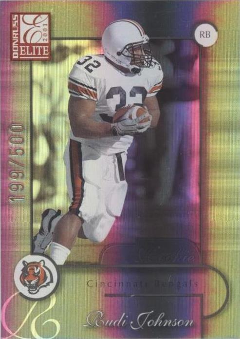 2001 Donruss Elite Rudi Johnson #120 - 1 of 2