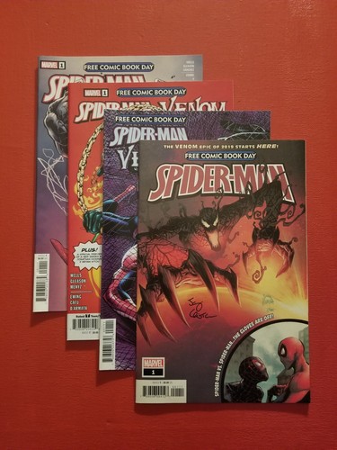 MARVEL COMICS - SPIDER-MAN FREE COMIC BOOK DAY LOT OF 4 DIFFERENT COMICS - Picture 1 of 9
