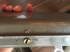 RARE Antique Metal Bank Box PN CO Fulton REPUBLIC NATIONAL  Life Insurance  CO.