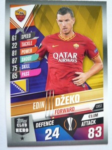 MATCH ATTAX 101 2020 CHAMPIONS / EUROPA LEAGUE ROMA DZEKO ...