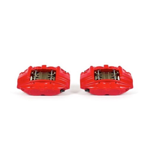 Power Stop Front Red Calipers w/o Brackets Pair Fits 09-13 Infiniti FX50 - Picture 3 of 10