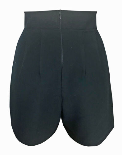 Baylis & Knight HIGH TAILLIERT schwarze Taschen-SHORTS Retro Vintage - Bild 3 von 3