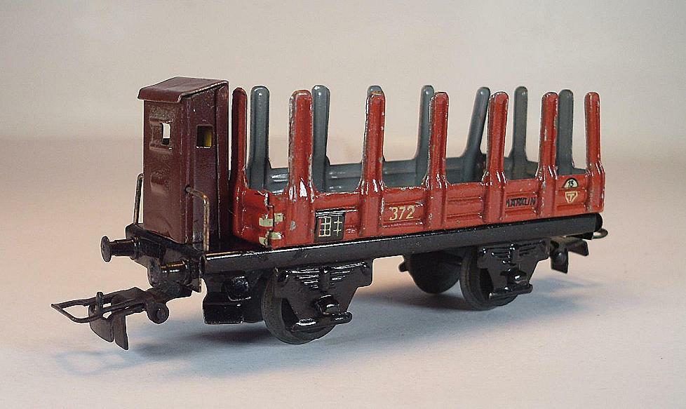 Märklin H0 371 Rungenwagen BRH 2-Axle Hangers Clutch 4.2 1947-1949 2 Märklin H0 371 Rungenwagen BRH 2-Axle Hangers Clutch 4.2 1947-1949 2