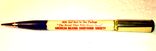 PHOTO OF COW TOPPER "American Milking Shorthorn Society*Springfield, MO" Pencil - Picture 2 of 24