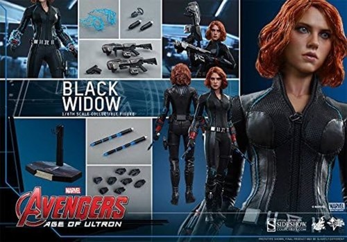 Obra maestra de la película Avengers Age of Ultron Black Widow figura de plástico escala 1/6 - Imagen 5 de 7