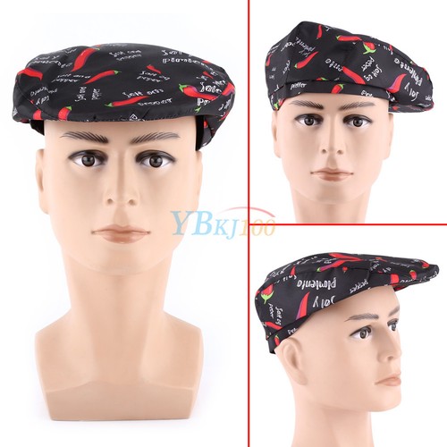 Comfortable Men Women Chef Hat Kitchen Cook Catering Baker Duckbill Beret im - Picture 12 of 30
