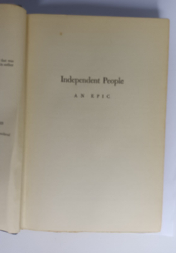 Independent People by Halldór Laxness (1946, Hardcover) - NO DUST JACKET - Picture 14 of 15