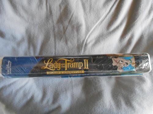 VINTAGE LADY & THE TRAMP II VHS VCR SEALED WALT DISNEY W/ RARE CD ROM ORIG OWNER - Picture 3 of 7