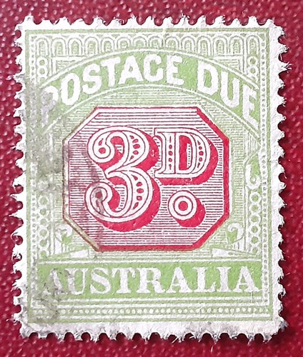 AUSTRALIEN 1919 3d gebraucht portofällig Mi P46A Scott J54 Yt T53 Sg D95 ss 5935