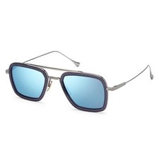 DITA FLIGHT 006 7806 A Black Palladium Silver Blue Mirror Sunglasses AUTHENTIC