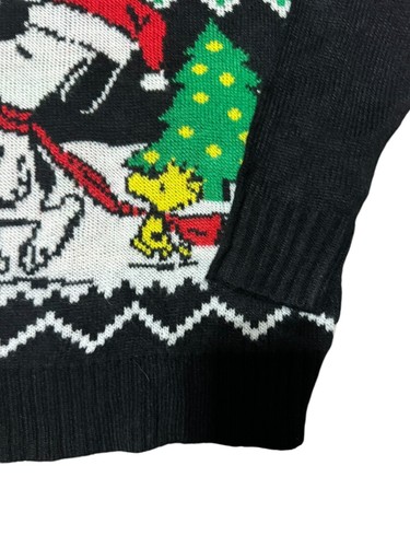 Peanuts Kids Christmas Sweater Size XS New Snoopy And Woodstock - Picture 4 of 9