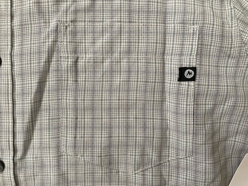 MARMOT ELDRIDGE S/SLEEVE UPF 20 SHIRT GLACIER GREY SIZE MEDIUM 22.5” PTP *BNWT* - Picture 5 of 14