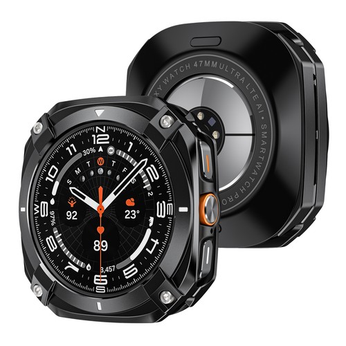 Metalowe etui na Galaxy Watch Ultra 47mm Stal nierdzewna Ochrona Wytrzymały zderzak - Zdjęcie 23 z 43