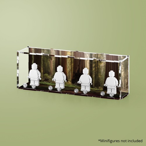Forest Design LEGO Minifigure Display Case - Picture 13 of 14