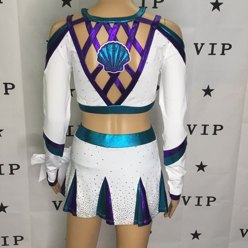 Cheerleading Uniform ARIEL adult Med limited Style LAST MED - Picture 7 of 9