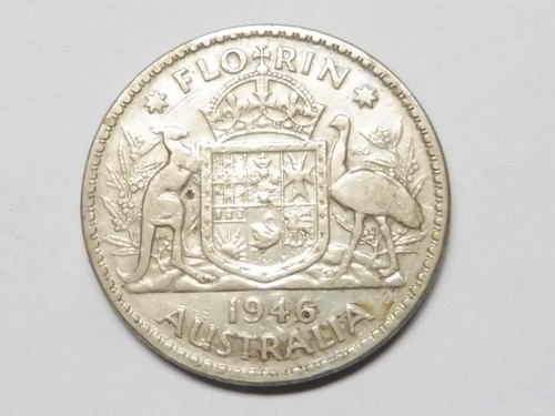 AUSTRALIEN 1 Florin 1946 (L2949)