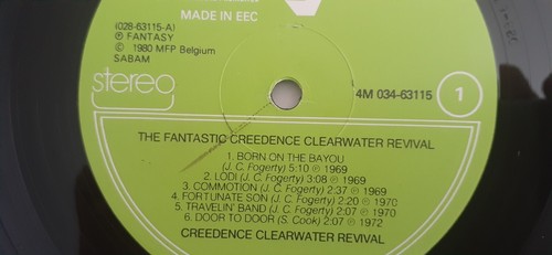 Creedence Clearwater Revival - The Fantastic Creedence Clearwater Revival vinyl - Picture 8 of 8
