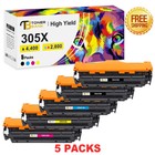 Toner 5 szt. CE410A -CE413A 305A Zestaw kompatybilny z HP LaserJet Pro 400 MFP M375nw