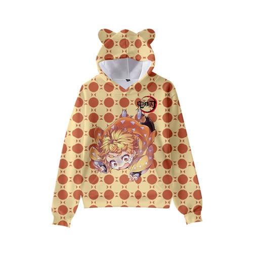 Demon Slayer Anime Hoodies Boys Girls Kids Casual Hooded Sweatshirt Jumper - Picture 11 of 45