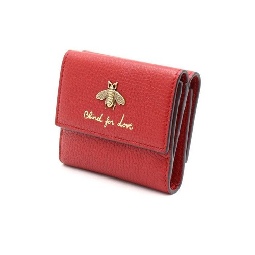Portefeuille tendance Gucci Bee Flap à 3 niveaux pour femme 523190