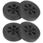 4 Pcs Trolley Casters Grill Wheels Replacement for Gas Bbq Replacements