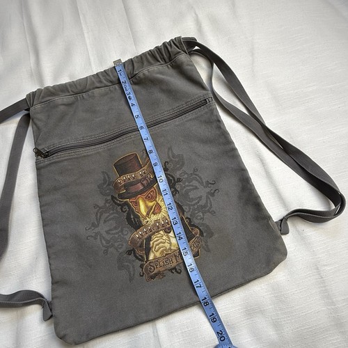 Disney World Splash Mountain DARE TO TURN BACK Canvas Rucksack mit Kordelzug selten - Bild 9 von 10