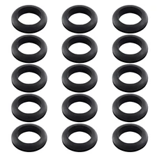 Bonsicoky 15 Pcs 1-1/2" Rubber Grommets, Black Rubber Hole Grommet for Wires,...