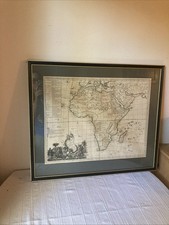 1747 Mappa Africa L'Africa Le Rouge Parigi - Antica incisione incorniciata